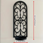 Pair of Iron Art Wall Hanging Candle Holders