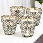 Premium S/ 4 Scented Soy Wax Candle - Long-Lasting, Non-Toxic, Ideal for Relaxing Baths, Cozy Bedrooms, Tranquil Offices, and Elegant Dinner Parties