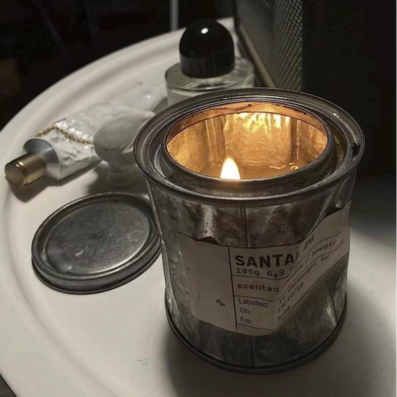 Retro Industrial Tin Can Candle Aroma Diffuser Decorative Scented Candle