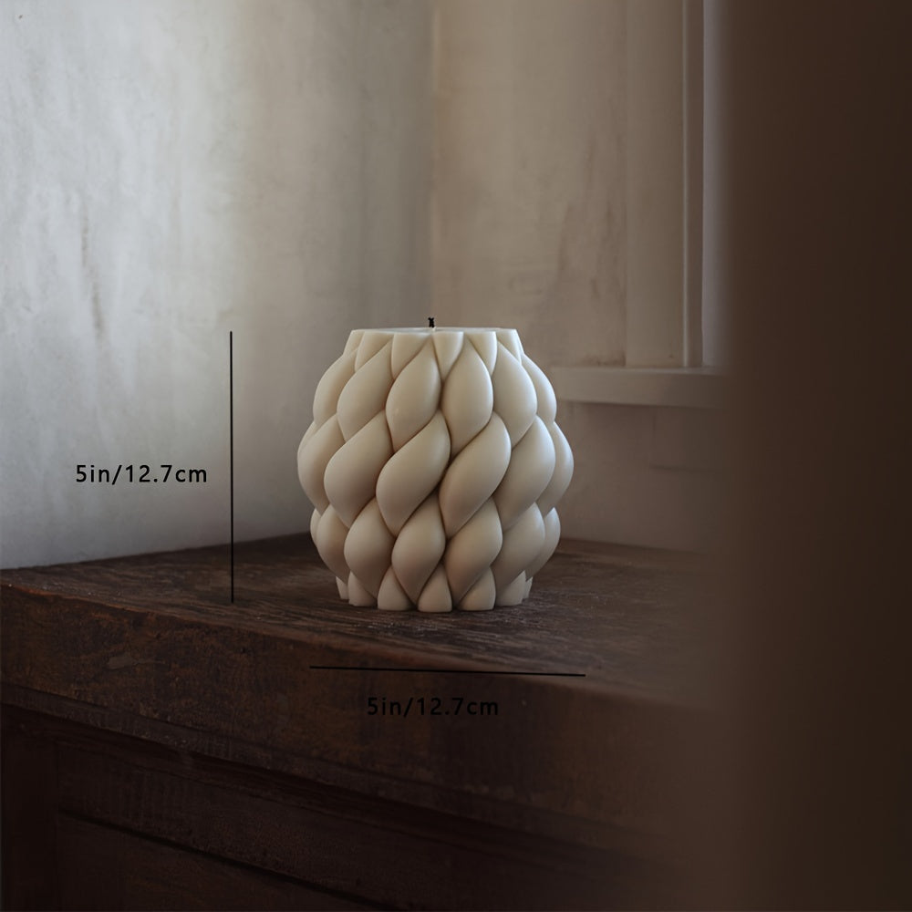 Soy Wax Scented Candle - Perfect for Christmas, Valentine's & Thanksgiving Decor | Sparkling Indoor Use | Single Wick, 1pc