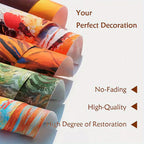 1pc Abstract Black and White Wooden Framed Canvas Wall Art - 0.89inch Thick Frame, Premium Canvas & Solid Wood