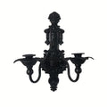 Retro Black Metal Wall Lamp Holder Suitable for Hanging Decoration in Living Room, Bedroom and Corridor