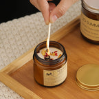 Jasmine & Mint Scented Candle, 3.5oz - Perfect for Home Decor, Room Ambiance, Weddings & Seasonal Celebrations