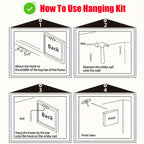 1pc, Modern Abstract Wrapped Canvas Painting - Neutral tones with thick black lines and beige textured surface, Easy to install