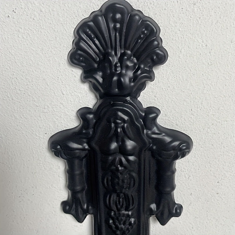 Retro Black Metal Wall Lamp Holder Suitable for Hanging Decoration in Living Room, Bedroom and Corridor